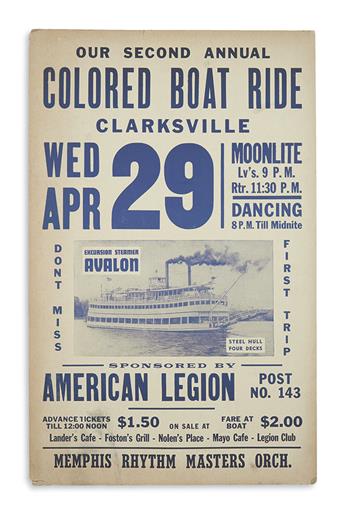 (MUSIC.) Our Second Annual Colored Boat Ride.